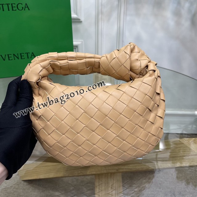 Bottega veneta高端女包 98080小號 寶緹嘉最新編織打結圓形hobo包 BVjodie新版本2代羊皮手工編織手腕包  gxz1374